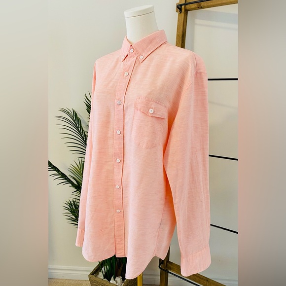 J. Crew Men's Light Coral Button-Down Shirt - Picture 3 of 10